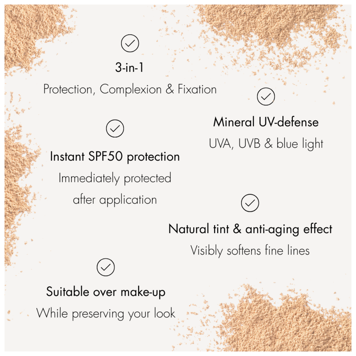 Poudre teintée SPF50 - medium