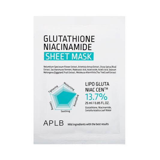 Glutathione niacinamide sheet mask